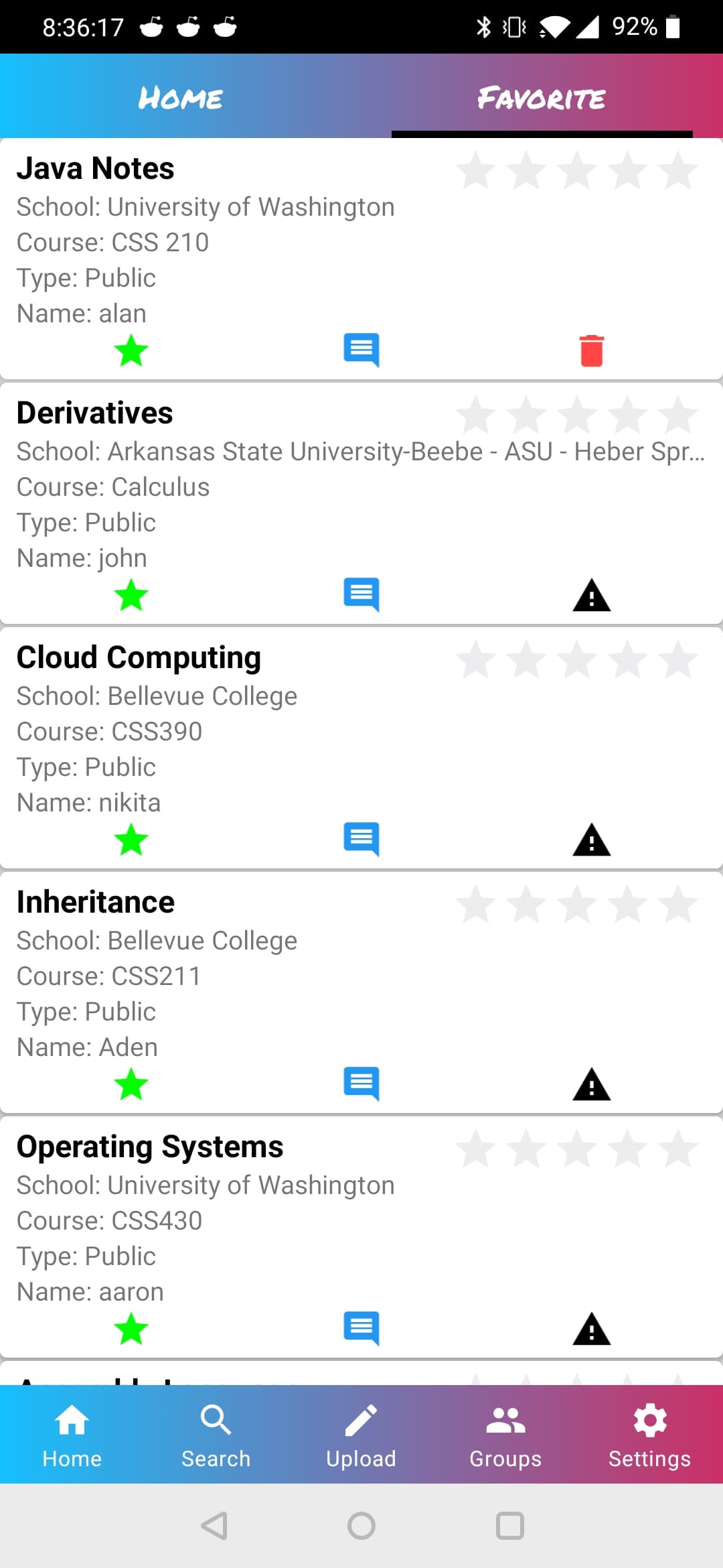 Notehub screenshot